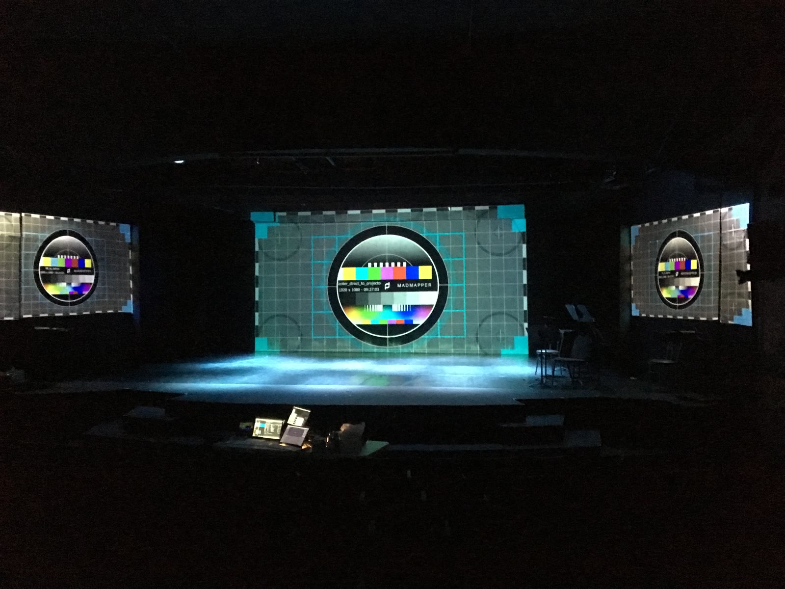 Biome — three-screen projection mapping configuration