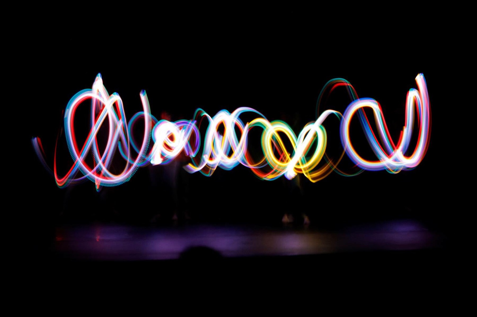 Perplexa — LED light trails drawn by dancer movement